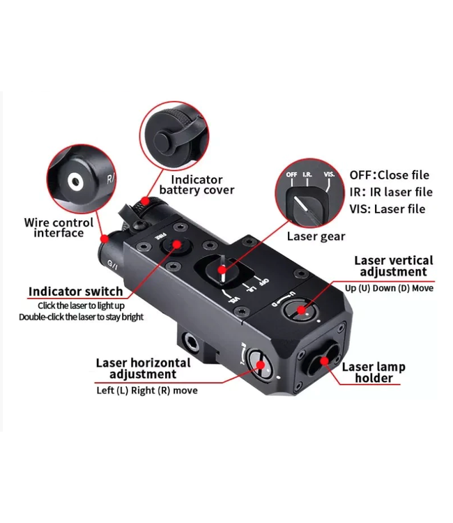 Close Quarters Battle Laser (Green&IR Laser) FDE