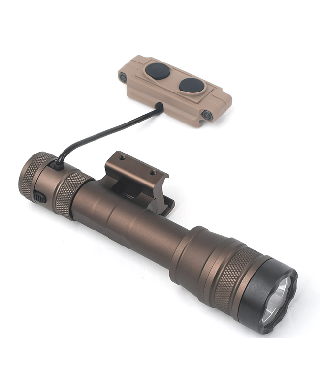 Tacical Full Length Flashlight with pressure (1300lm) FDE