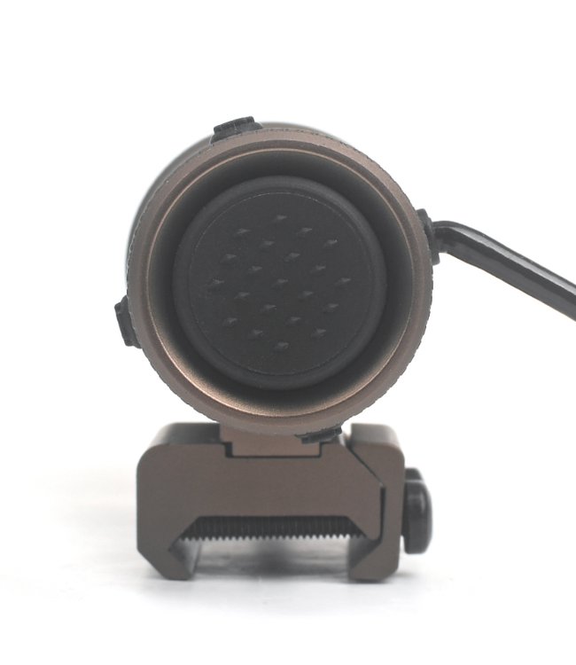 Tacical Full Length Flashlight with pressure (1300lm) FDE