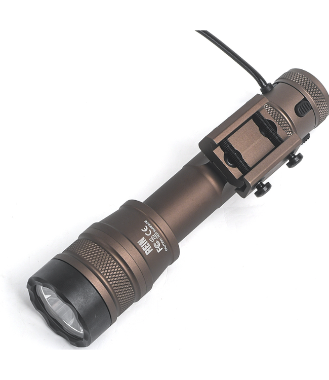 Tacical Full Length Flashlight with pressure (1300lm) FDE