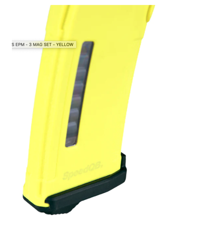 PTS X SPEED QB ENHANCED POLYMER MAGAZINE (AEG) Yellow