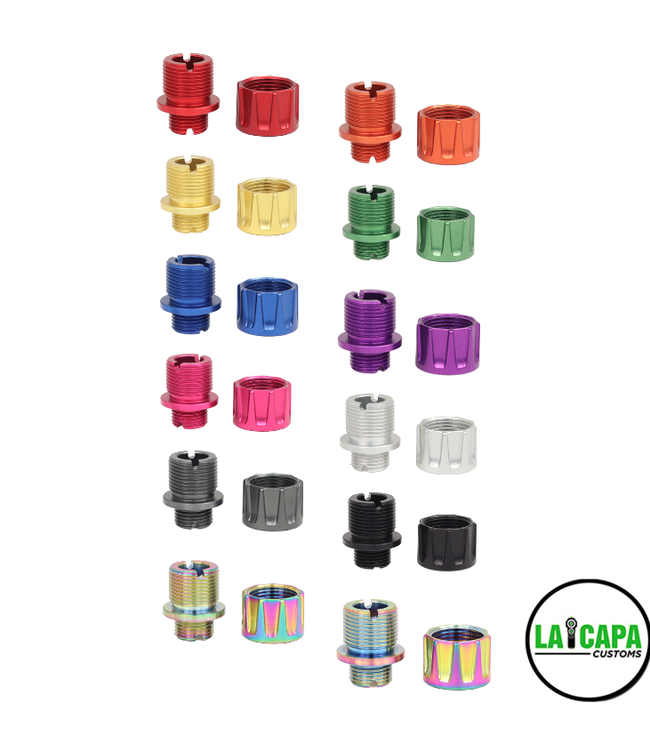 LA Capa Customs “S1” Reversible Thread Adapter for Hi Capa (Purple)