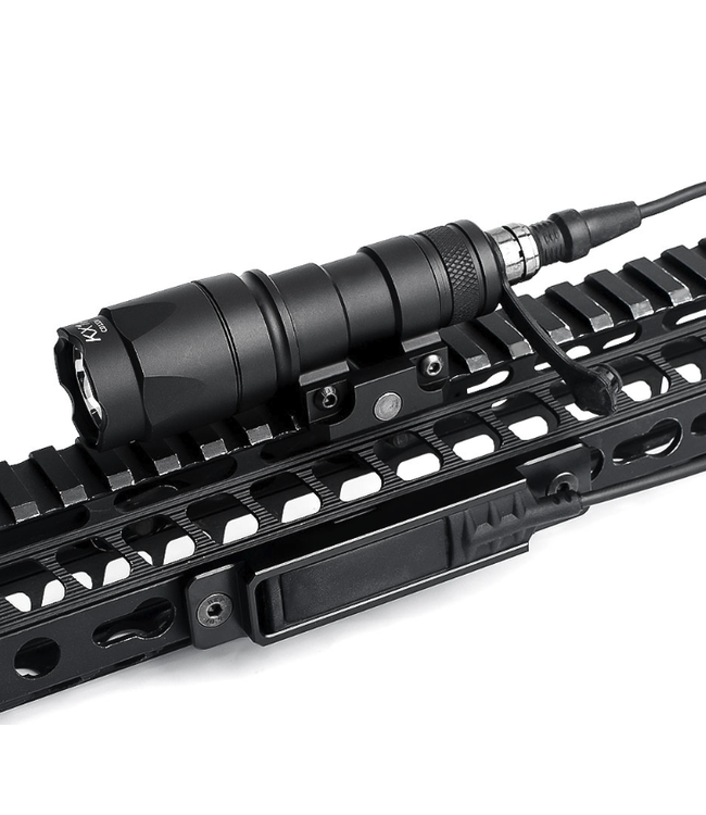 M-LOK & Keymod CNC Aluminum For Flashlight Pressure Pad (Black)