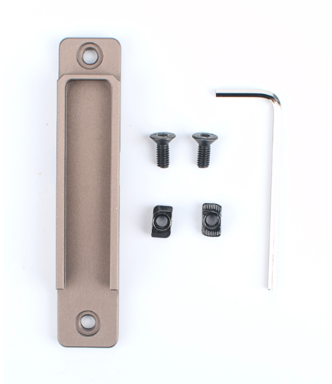 M LOK & Keymod CNC Aluminum For Flashlight Pressure Pad (Dark Earth)