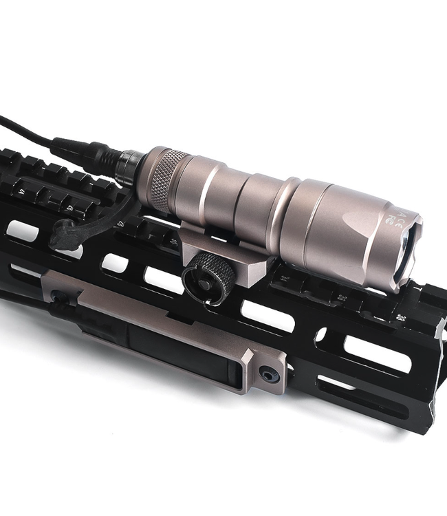 M LOK & Keymod CNC Aluminum For Flashlight Pressure Pad (Dark Earth)