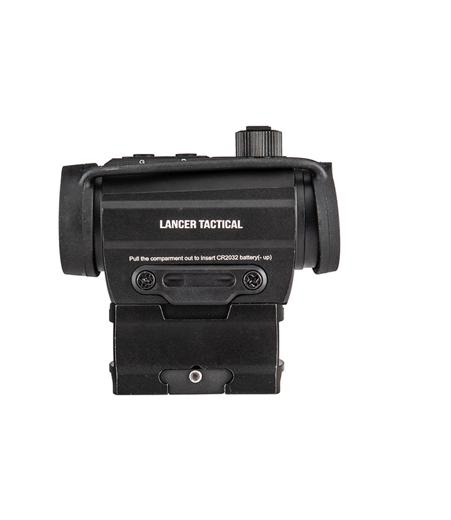 Lancer Tactical Red/Green Dot Reflex Sight w/ Riser (BLACK)