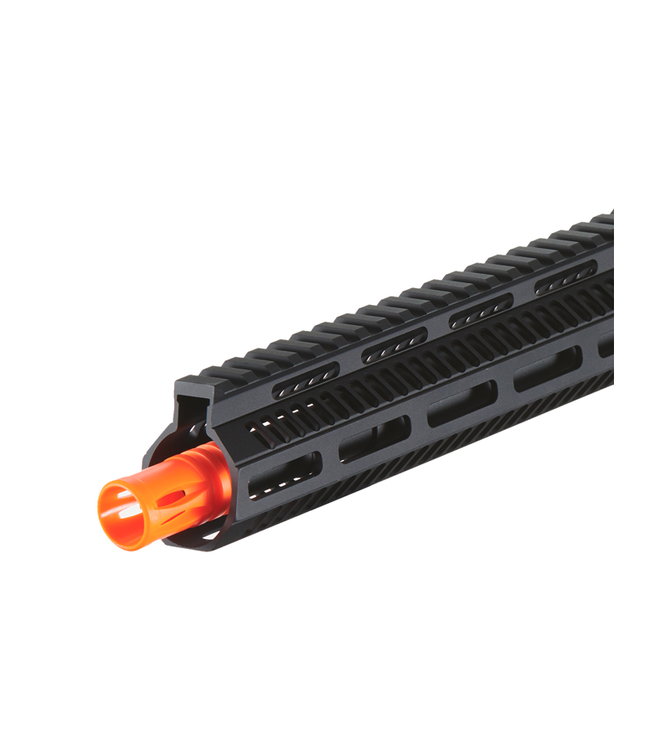 Lancer Tactical Zion Arms R15 Mod 1 Long Rail Airsoft Rifle with Delta Stock (Color: Grey)