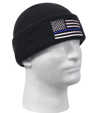 ROTHCO Rothco Thin Blue Line Deluxe Embroidered Watch Cap