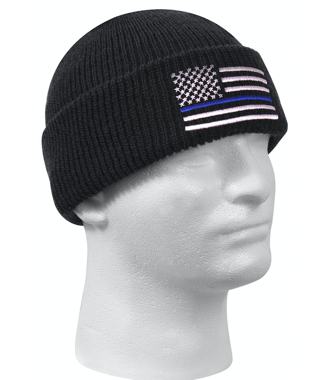 Rothco Thin Blue Line Deluxe Embroidered Watch Cap