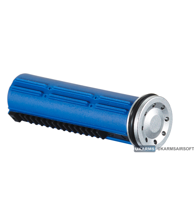 SHS High Strength Polycarbonate Piston w/ Steel Teeth for Airsoft AEG Gearboxes (Type: Standard / 16 Teeth / Blue)