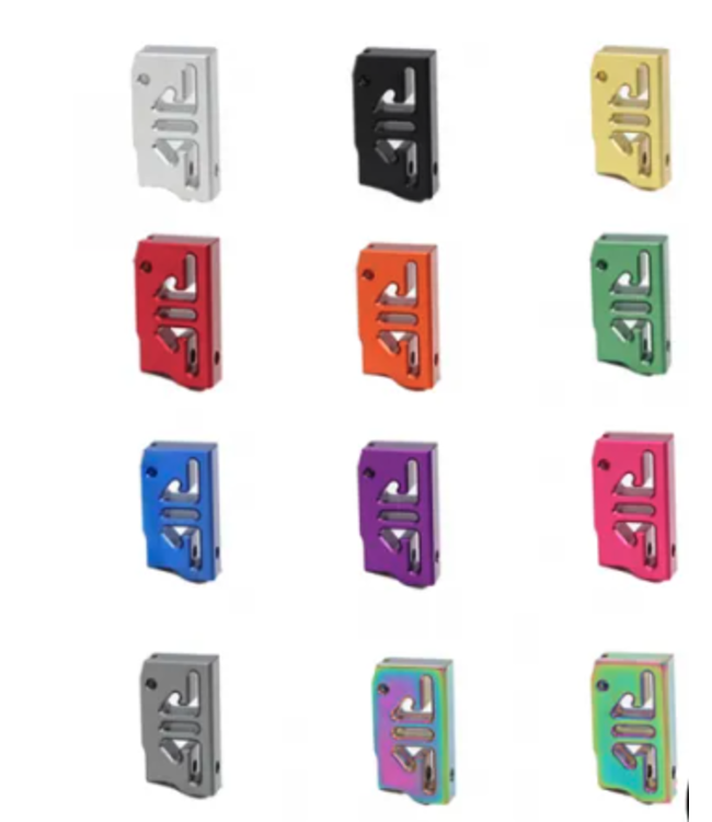 LA Capa Customs “S2” Flat Trigger for Hi Capa (Red)