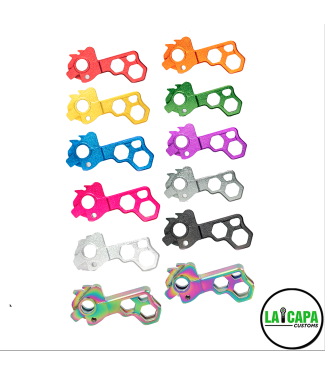 LA Capa Customs “HIVE” Duralumin Hammer for Hi Capa (Rainbow Green)