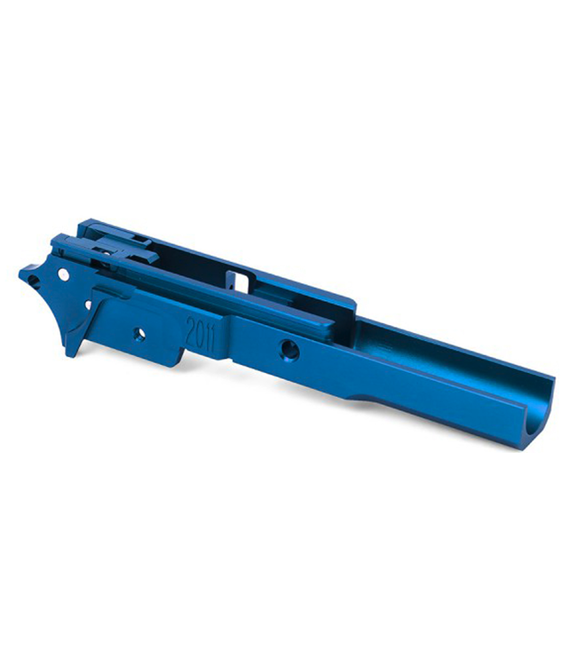 Airsoft Masterpiece 2011 S Style 3.9 Aluminum Advance Frame for Hi-Capa (Color: Blue)
