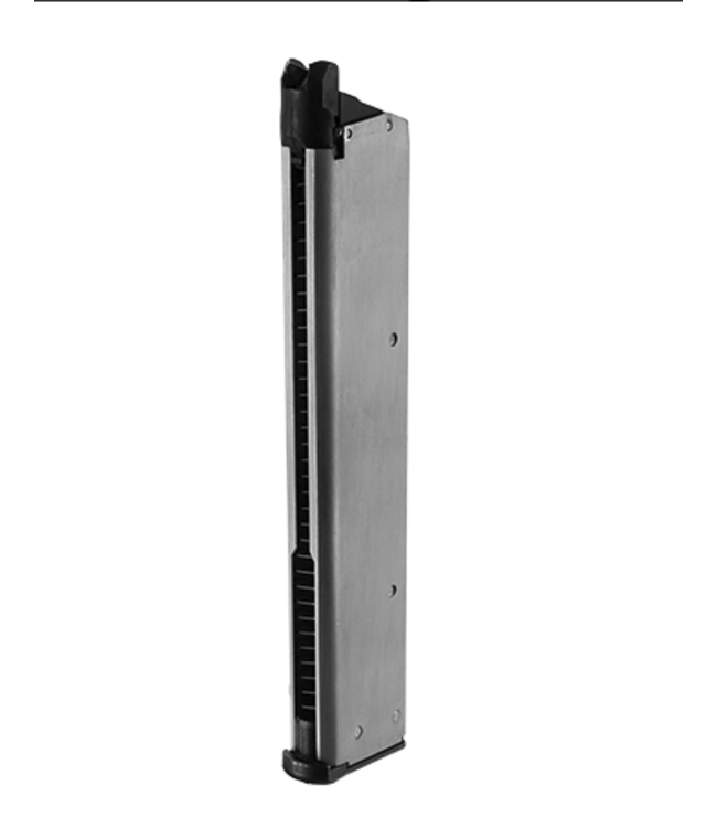 Tokyo Marui TOKYO MARUI 40 ROUND GBB EXTENDED MAGAZINE FOR 1911 GOVERNMENT (STEEL)