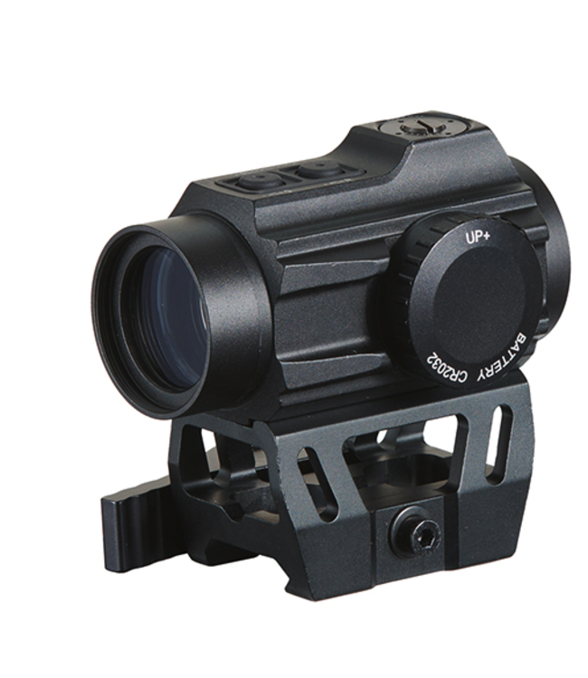 Lancer Tactical 1X25 2 MOA Red/Green Dot Sight w/ QD Riser Mount