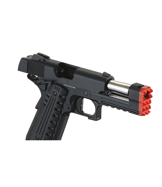 Golden Eagle 3316 1911 Gas Blowback Airsoft Pistol w/ Muzzle Brake