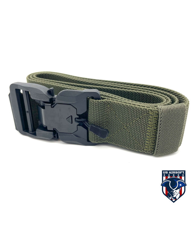 Flexible Tactical Belt With PC Quick Buckle (OD Green)