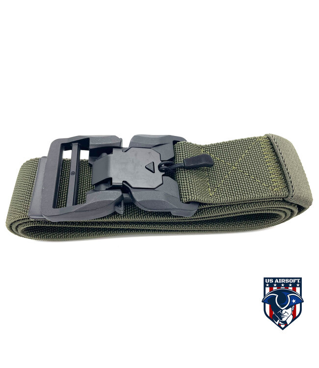 Flexible Tactical Belt With PC Quick Buckle (OD Green)
