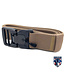 Arne Tactical Flexible Tactical Belt With PC Quick Buckle (Dark Earth)