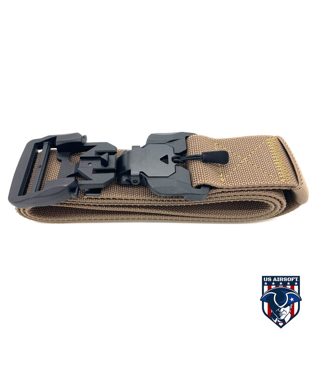 Arne Tactical Flexible Tactical Belt With PC Quick Buckle (Dark Earth)