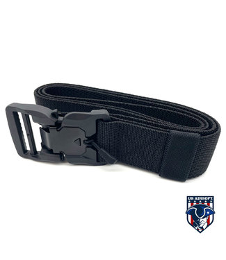 Flexible Tactical Belt With PC Quick Buckle (Black)