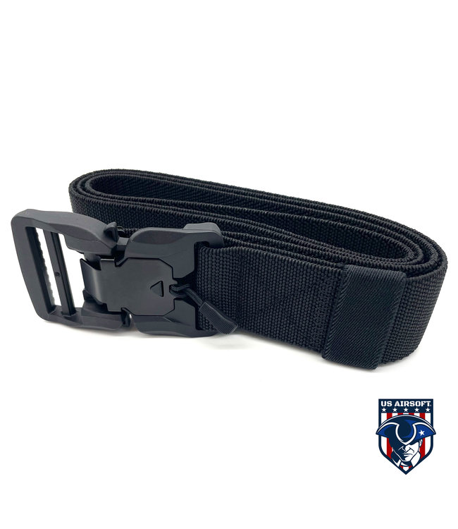 Arne Tactical Flexible Tactical Belt With PC Quick Buckle (Black)