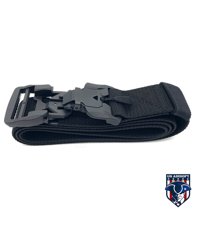 Arne Tactical Flexible Tactical Belt With PC Quick Buckle (Black)