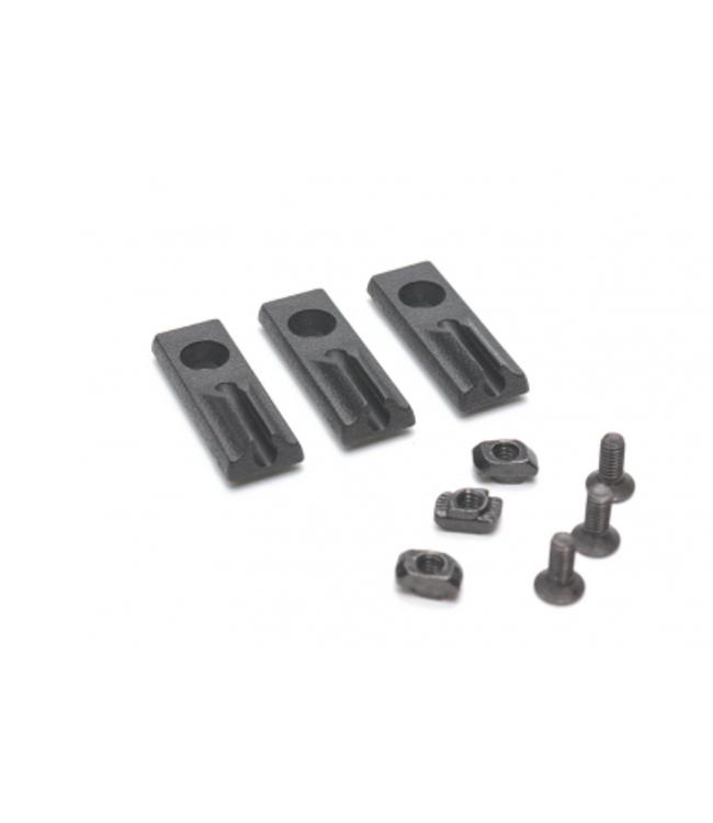 Arne Tactical Cable Management Clip Set (Keymod & M-Lok) Black
