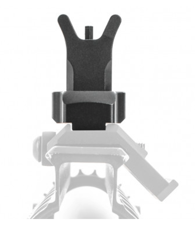 Backup Folding Iron Sight for Airsoft Fusion (Black)