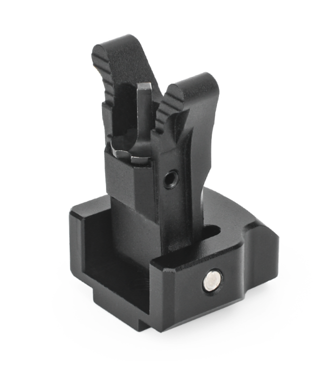 Backup Folding Iron Sight for Airsoft Fusion (Black)
