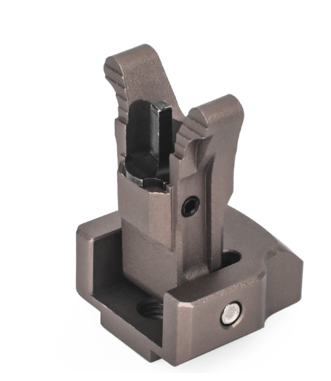 Backup Folding Iron Sight for Airsoft Fusion (Dark Earth)