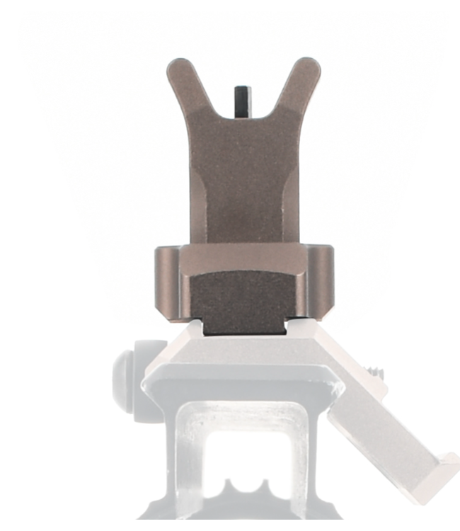 Backup Folding Iron Sight for Airsoft Fusion (Dark Earth)