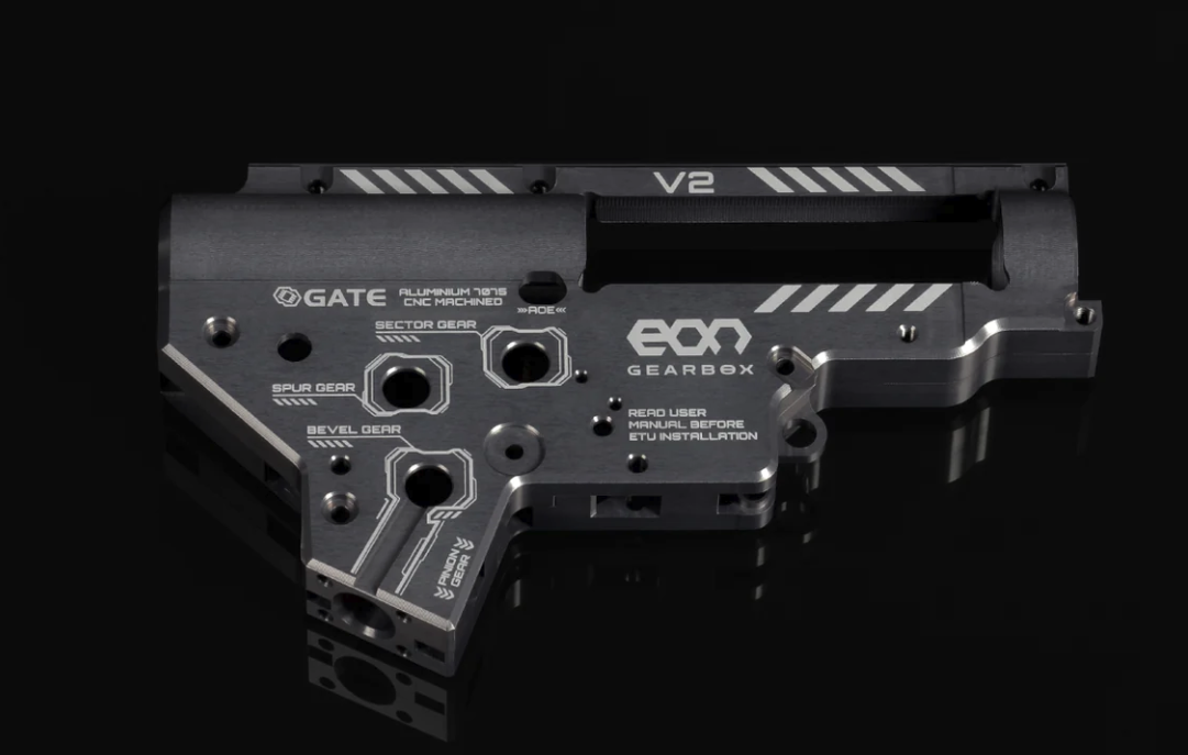 Gate EON V2 Gearbox rev. 2 [CNC] Titanium US Airsoft, Inc.