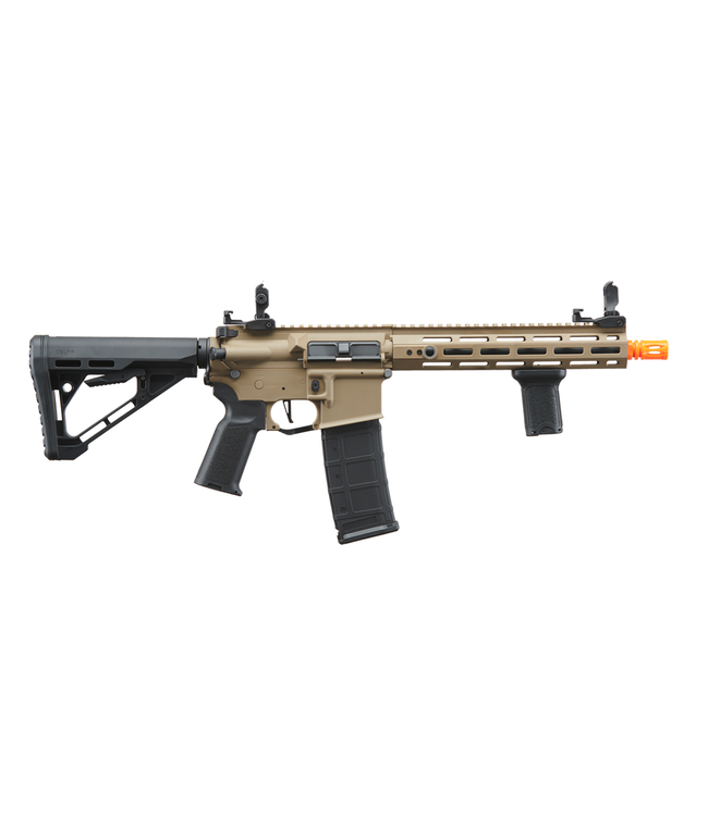 Lancer Tactical Gen 3 Hellion M-LOK 10" Airsoft M4 AEG with Delta Stock (Color: Tan)