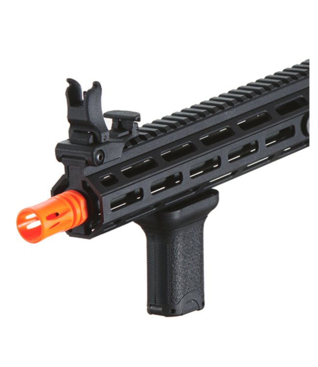 Lancer Tactical Gen 3 Hellion M-LOK 10" Airsoft M4 AEG with Delta Stock (Color: Black)