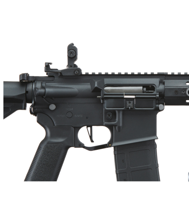 Lancer Tactical Gen 3 Hellion M-LOK 10" Airsoft M4 AEG with Delta Stock (Color: Black)