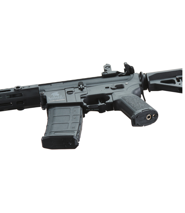 Lancer Tactical Gen 3 Hellion M-LOK 10" Airsoft M4 AEG with Delta Stock (Color: Black)