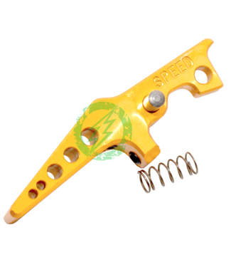 Amped Speed Airsoft HPA M4 Tunable Gold Blade Triggers (Gold)