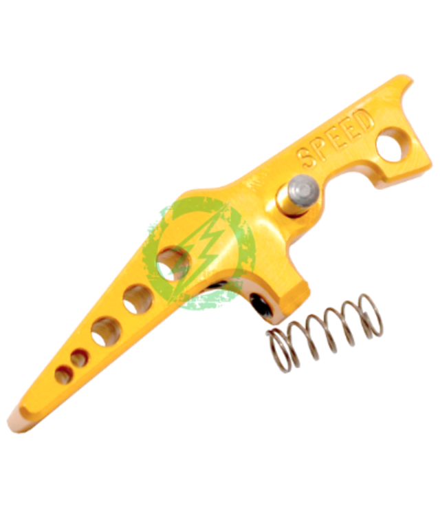 Speed Airsoft HPA M4 Tunable Gold Blade Triggers (Gold)