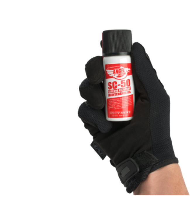 Angel Custom Silicone Oil Spray Airsoft Parts Lubricant 50mL Bottle (Weight: Medium)