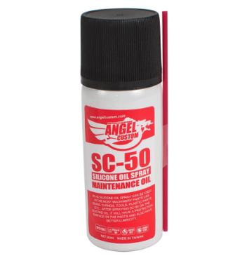 Angel Custom Angel Custom Silicone Oil Spray Airsoft Parts Lubricant 50mL Bottle (Weight: Light / 1 Bottle)