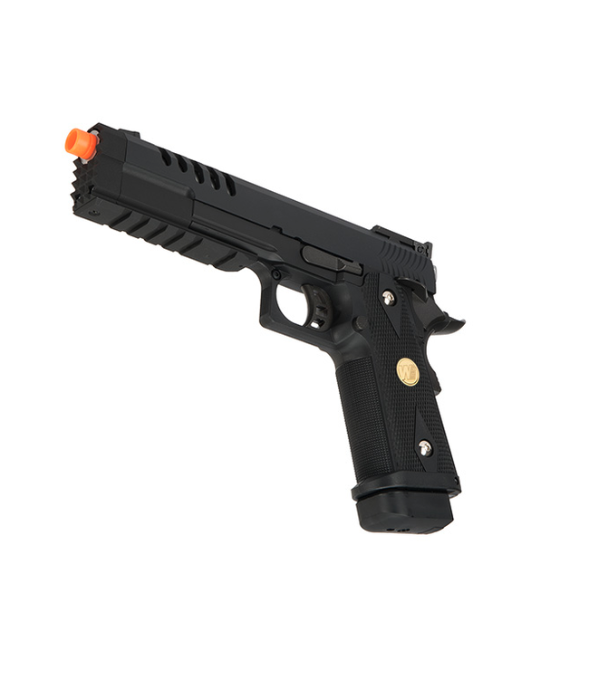 WE Tech 1911 Hi-Capa Custom "Hyper Strike" Gas Blowback Airsoft Pistol (BLACK)