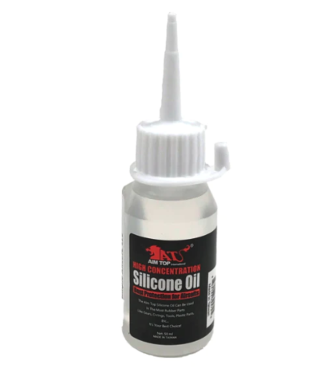 AIM Top High Concentration Silicone Oil Lubricant for Airsoft GBB AEG Real Steel Firearms (50ml)