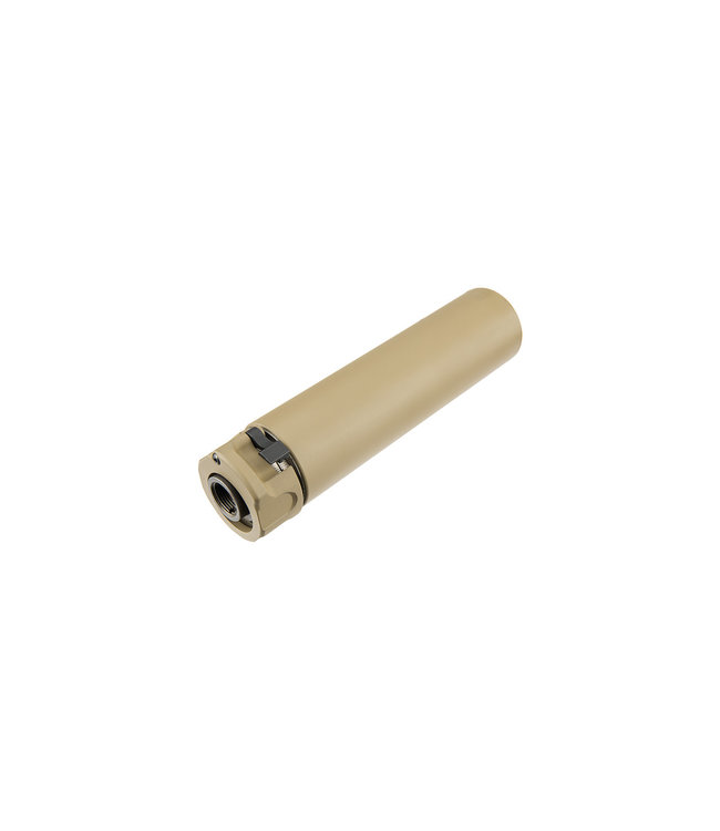 ATLAS CUSTOM WORKS FULL METAL SOCOM QD BARREL EXTENSION W/ FLASH HIDER (TAN)