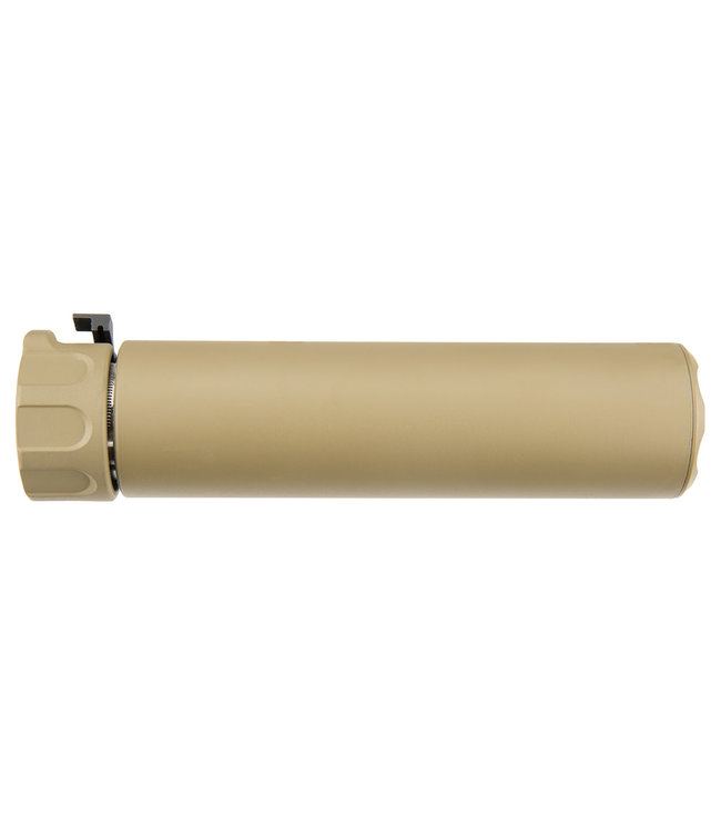 ATLAS CUSTOM WORKS FULL METAL SOCOM QD BARREL EXTENSION W/ FLASH HIDER (TAN)