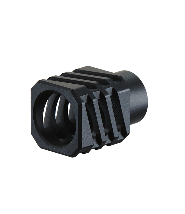 Zion Arms R15 Mod 1 Long Rail Airsoft Rifle with Delta Stock (Color: Black/Gold)