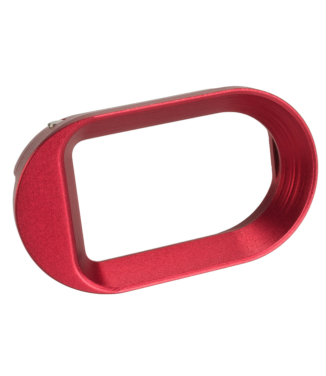 5KU CNC Machined Aluminum "Spy" Style Mag Well for Tokyo Marui Hi-Capa GBB Airsoft Pistols (Color: Red)