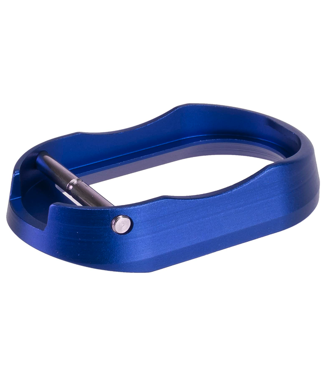 5KU CNC Machined Aluminum "Spy" Style Mag Well for Tokyo Marui Hi-Capa GBB Airsoft Pistols (Color: Blue)