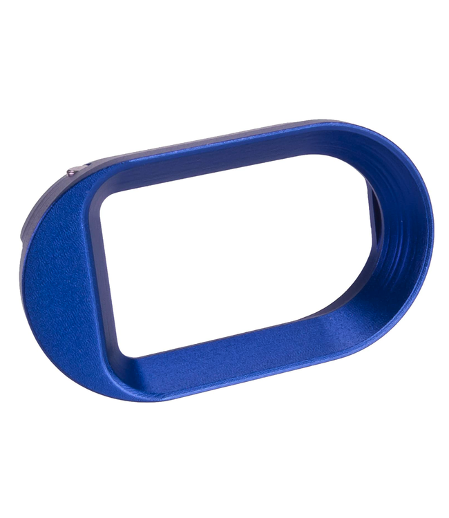 5KU CNC Machined Aluminum "Spy" Style Mag Well for Tokyo Marui Hi-Capa GBB Airsoft Pistols (Color: Blue)