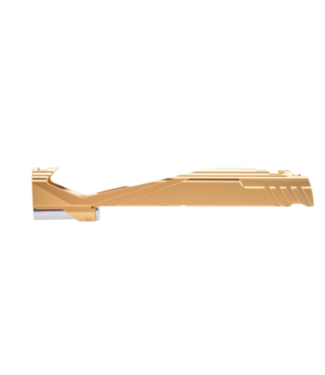 Edge Airsoft Custom CNC "Giga" Slide for Tokyo Marui Hi-Capa Airsoft Pistols (Color: Gold)